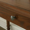 thumbnail image 5 of Leick Home Farmhouse Solid Wood Laptop Desk with Drop Front Keyboard Drawer, Mission Oak, 5 of 14