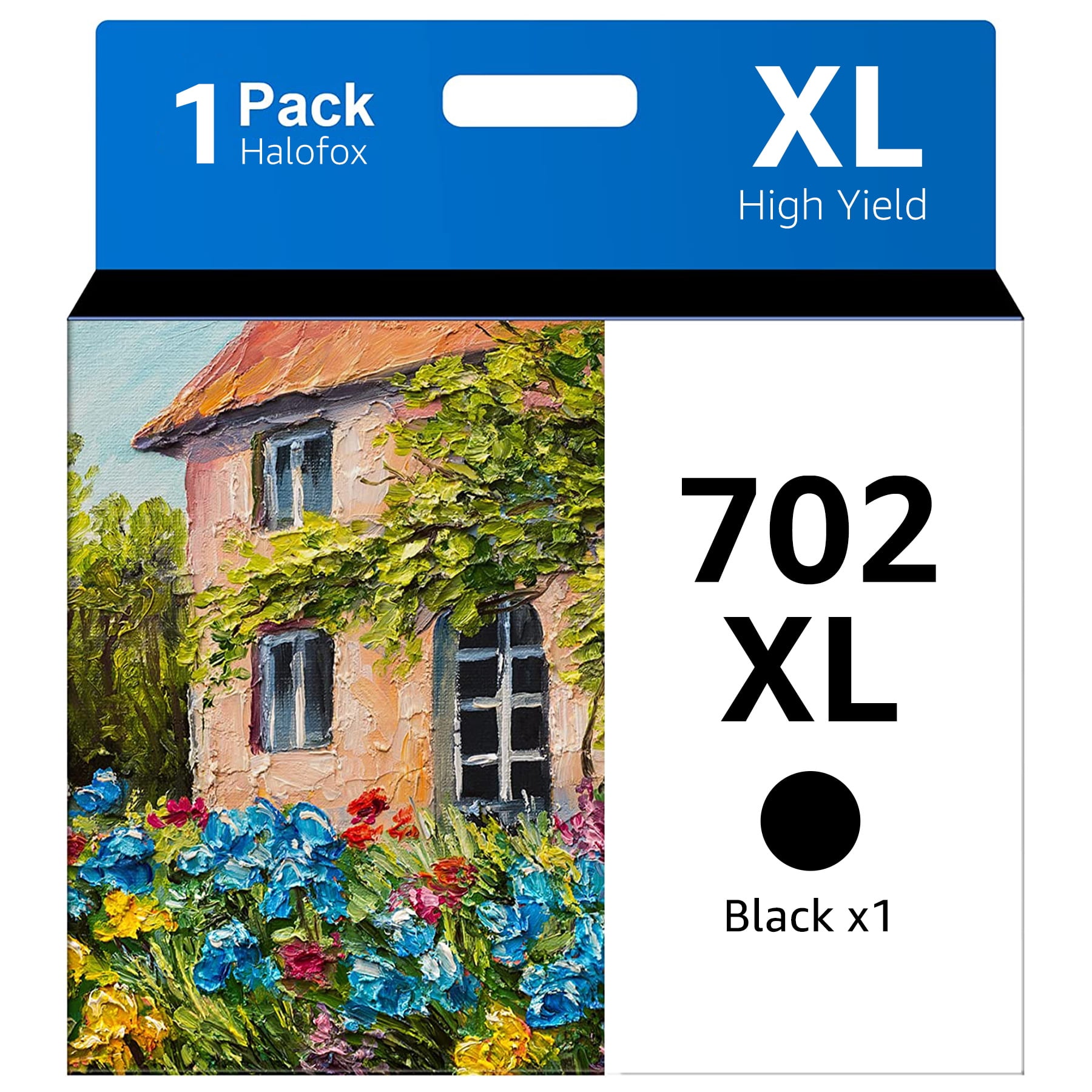 Replacement Epson 702 702XL T702 Black Ink Cartridge Work for Workforce