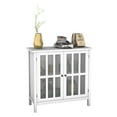thumbnail image 1 of Costway Buffet de Rangement Armoire Porte en Verre Bahut Console Table Serveur Présentoir, 1 of 10