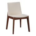 thumbnail image 4 of Moe's Home Collection Deco Dining Chair White PVC (Set of 2), 4 of 17