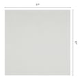 thumbnail image 6 of 12 Pack Cloth Napkins, Washable and Reusable Table Dinner Napkins for Restaurant, Weddings, Events, and Parties Silver Gray 17x17inch, 6 of 6