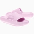 thumbnail image 4 of Pantuflas suaves antideslizantes rosas Cloud Slides de Rosyclo para niños, 4 of 6