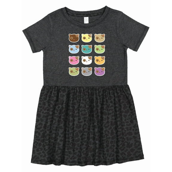 Inktastic Funny Cat Lover Kitty Kitten Girls Toddler Dress