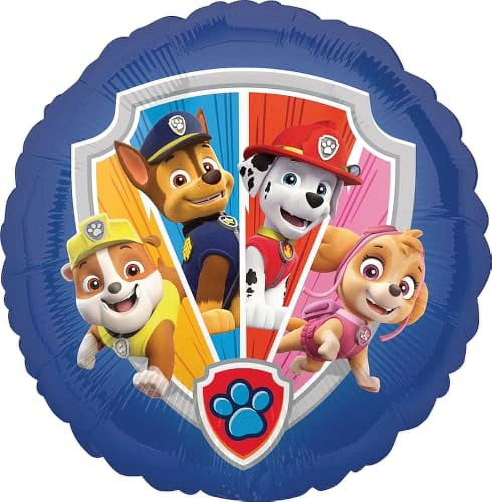 Paw Patrol Chase and Marshall 4th Birthday Party Supplies Balloon Bouquet Decorations