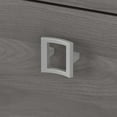 thumbnail image 4 of Echo 72W Bow Front L Shaped Desk with Drawers in White & Gray - Engineered Wood, 4 of 6