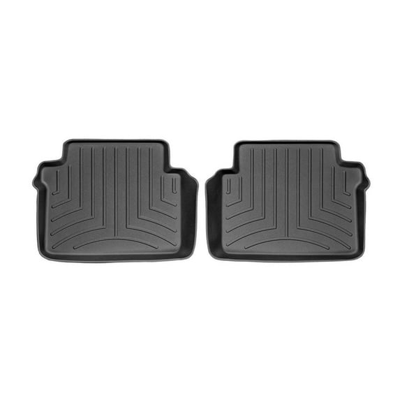 WeatherTech Custom Fit FloorLiners compatible with BMW 330Ci, 328Ci, M3, 323Ci - 2nd Row (2-Piece Liner), Black