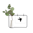 thumbnail image 1 of Lover Bird Heart Quote Style Metal Picture Frame Cerac Vase Decor, 1 of 3