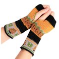 thumbnail image 2 of Lilgiuy Women's Fingerless Gloves Winter Warm Knitted Texting Gloves Half Finger Stretchy Chrtstmas Mittens for Riding Camping Hiking Black, 2 of 4