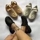 thumbnail image 3 of Sandalias caladas para mujer, zapatos casuales con agujeros, para parejas, tallas grandes 44 45, chanclas de playa transpirables, zapatos planos de verano para mujer, 3 of 6