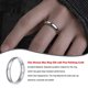 thumbnail image 5 of sweethay Anillos simples para parejas, adorno de joyería, regalos de compromiso de boda, decoración de dedos de plata de Color sólido, anillo para Ropa, zapatos y accesorios Miscelánea 2 mm sweethay AP014491-02, 5 of 6