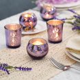 thumbnail image 3 of Portavelas votivos LETINE Purple Mercury Glass (36 unidades), 3 of 6