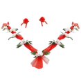 thumbnail image 3 of Moyic Elegante decoración floral para la parte delantera del coche de boda con flores artificiales, elegante y encantadora para fiestas y Kits de decoración para fiestas estilo E, 3 of 6
