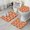 Red Mushroom Hedgehog, variant on Red Mushroom Insect Light Pattern Bathroom Rugs Sets 3 Piece,Toilet Cover Set,Absorbent Non Slip Bathroom Mats Sets with U-Shaped Contour Rug Toilet Rug Set