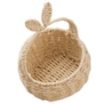 thumbnail image 1 of IFANLANDOR Cesta De Flores Tejida Beige Con Asa Ideal Como Cesta Decorativa Y Para Regalo, 1 of 8