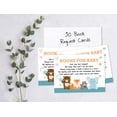 thumbnail image 5 of Inkdotpot 30 Books For Baby Shower Request Cards Bring A Book Instead Of A Card Jungle Animals Its a Boy Its a Girl Baby Shower Invitations Inserts Games, 5 of 5