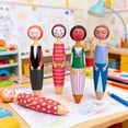 thumbnail image 7 of NIUBWJL Japanese Art Figurine Pen Set - 5Pcs Collectible Novelty Pens, Unique Japanese Gifts & Office Supplies for Adults, 0.5mm Ink Gel Pens for Smooth Writing, 7 of 7