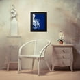thumbnail image 4 of Fab Funky 12x14 Black Modern Framed Museum Art Print Titled - Octopus Navy Blue and Cream b, 4 of 5