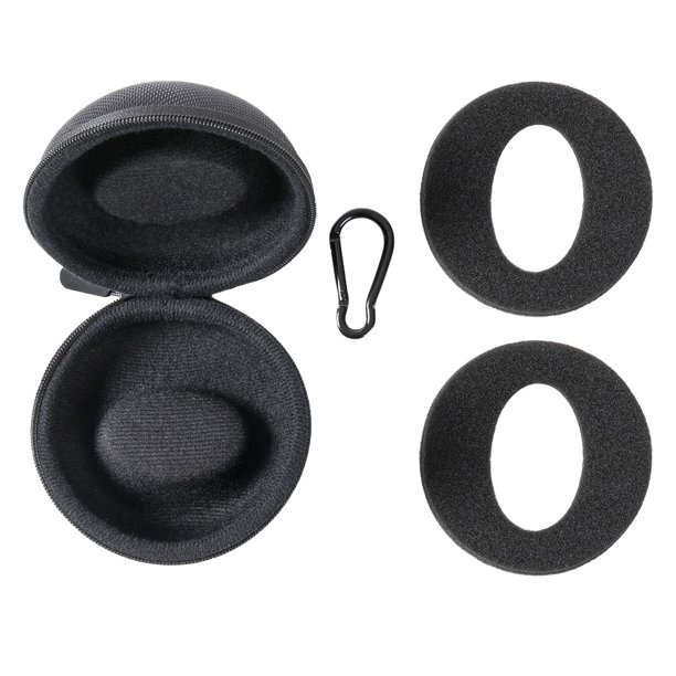 WEUVEB Estuche Protector Para Smartwatch Negro Con Doble Espuma Y De Cremallera Para Mayor Seguridad