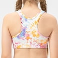 thumbnail image 5 of OGLCCG Girls Sports Bras 6-12 Seamless Racerback Training Bras for Girls Fashion Tie Dye No Pads Longline Chest Double Lined Crop Tank Tops, 5 of 6