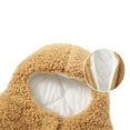 thumbnail image 3 of Kids Caca Newborn Starfish Onesie Warm Hooded Romper Jumpsuit Outfits, Sizes 2-9 Months, 3 of 4