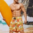 thumbnail image 2 of XYZCANDO His and Hers Matching Swimwear Set Skull Flowers Beach Trunks for Men & Crisscross Back Bikini for Women Couple Beachwear for Vacation Honeymoon Pool Party Summer Beach Outfit, 2 of 6