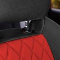 thumbnail image 4 of TLH Red Full Set Neosupreme Custom Fit Seat Covers for 2019-2022 Toyota Rav4 LE | XLE | Limited with Water Resistant Neoprene Insert, 4 of 11