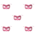 thumbnail image 3 of Jumpingount Half Face Retro Delicate Prom Color sólido Masquerade Gentleman Accesorios Fiesta Decoración Cubierta Halloween rosa rosado 5piezas Jumpingount CBP251989, 3 of 4