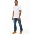 thumbnail image 5 of Enzo Mens Straight Leg Jeans Designer Denim Trousers, 5 of 7
