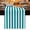 Turquoise, variant on Aqua Striped Table Runner 108 Inches Long, Modern Farmhouse Blue White Stripes Kitchen Coffee Dining Table Decoration for Home Party Birthday Wedding Home Decor 13x108 Inches