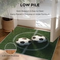 thumbnail image 5 of Soccer Sport Area Rug, Kids Football Pattern Carpet, Washable Non Slip Low Pile Soft Thin, Living Room Bedroom Home Decor Mat 3x5ft, 5 of 8