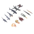 thumbnail image 1 of Prehistoric Sea Animal Figurines Miniature Model Collection Set for Marine Decoration, 1 of 7