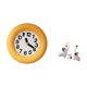 thumbnail image 5 of Reloj De Madera Silencioso Contemporáneo Y Figuras De Una Familia De Elefantes Para Decoración De Cocina, Comedor, Dormitorio, Sala De Estar Y Escritorio. Estatuas De Animales., 5 of 8