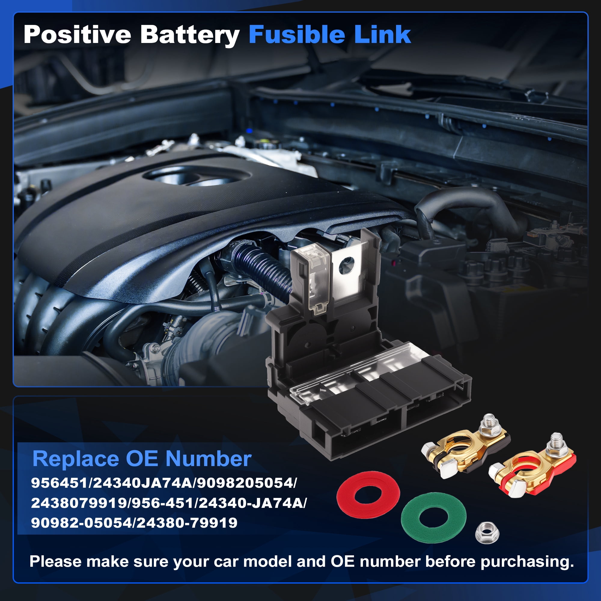 Unique Bargains Fusible Link with Battery Terminal for Nissan Sentra Juke