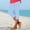 Sky Blue polka dot capri pants a1, variant on Cagogo Polka Dot Capri Pants for Women Summer Casual Elastic Waist Cropped Leggings Beach Party Lounge Trousers Fashion Clothes, Navy L
