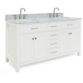 thumbnail image 4 of Ariel H061DCW2OVOGRY Bristol 61" Free Standing Double Oval Basin Vanity Set - Grey, 4 of 7