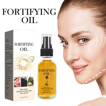 SDJMa Rosehip Oil Black Seed Oil and Castor Oil Face Serum, Hydrating, Moisturizing, Firming Skin, Reduce Fine Lines und Wrinkles, Nourishing Serum for Face