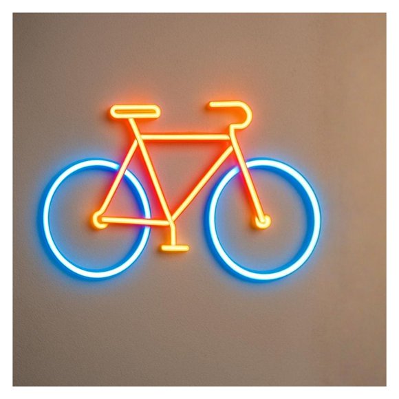 Letrero De Neón Para Bicicleta, Luz LED Regulable, Alimentación USB Para Gimnasio, Tienda, Club De Fitness, Garaje, Sala De Ejercicios O Dormitorio 38cm