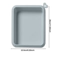 thumbnail image 3 of Silicone Rectangular Cake Mold, Nonstick Baking Tray, Heat Resistant DIY Bakeware for Lasagna Brownie and Holiday Baking Time, 3 of 8