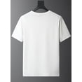 thumbnail image 2 of T-Shirt pour Femmes, "Gobelet d'Eau en Fourrure Frit Profond Chat Blanc", Mode Rétro Minimaliste, Col Rond, Confort Décontracté, T-Shirt à Manches Courtes de Sport, 2 of 6