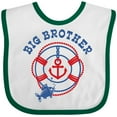 thumbnail image 3 of Inktastic Nautical Big Brother Boys Baby Bib, 3 of 4