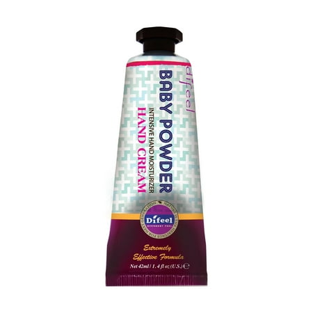 Sunflower Difeel Hand Cream, Baby Powder, 1.4 Fl Oz
