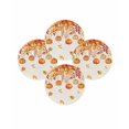 thumbnail image 7 of 15 Inch Round Placemats Set of 4, Orange Pumpkins Fall Non Slip Heat Insulation PP Table Mats, Rustic Thanksgiving Maple Leaf Washable Place Mats for Kitchen Dining Party Table Decor, 7 of 7