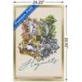 thumbnail image 3 of The Wizarding World: Harry Potter - Flower House Crest Wall Poster, 22.375" x 34", Framed, 3 of 5
