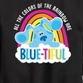 thumbnail image 3 of Blue Clues & You! - All The Colors Of The Rainbow Are Beautiful - Toddler And Youth Crewneck Fleece Sweatshirt, 3 of 5
