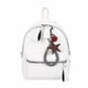 thumbnail image 2 of Mochila Cuero PU para Mujer Color Sólido Bolso Diario Bolsos Hombro (Blanco A), 2 of 9