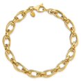 thumbnail image 4 of Auriga Fine Jewelry 14K Yellow Gold Polished Fancy Bracelet 8inch for Women, 4 of 6