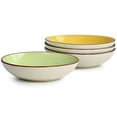 thumbnail image 3 of Elama Hudson 12 Piece Double Bowl Stoneware Dinnerware Set in Assorted Colors, 3 of 7