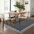 thumbnail image 2 of FairOnly 5'x7'Modern Solid Color Machine Washable Area Rug for Bedroom Non Slip Soft Stain Resistant Low Pile Rugs for Living Room Kitchen,Dark Grey, 2 of 6
