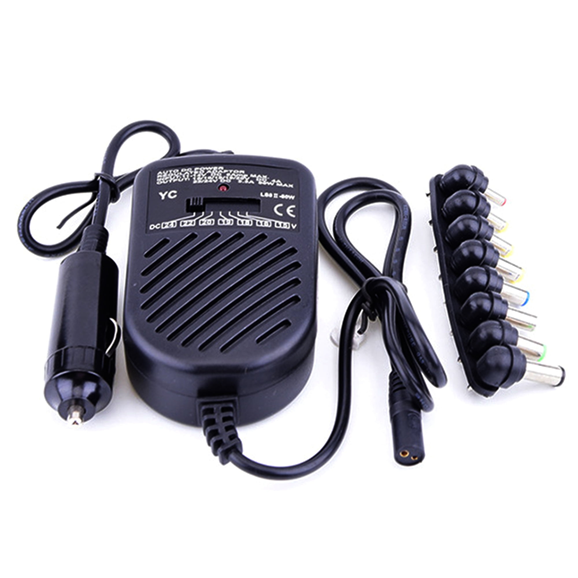 Universal 80W DC Car Charger Laptop Notebook Power Supply Adapter For HP DELL 