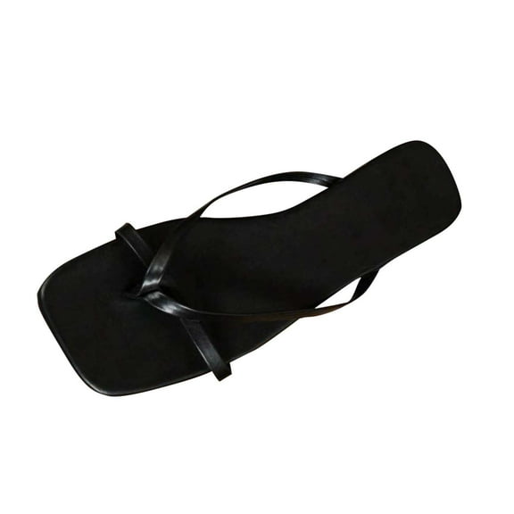 Admvng Sandals Women Fashion Casual Square Toe Thong Spring And Summer New Soft Flat Sandals 37-41